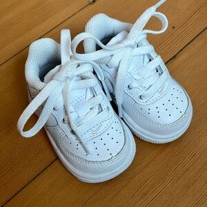 Like new infant Nike Air Force 1s, size 2c